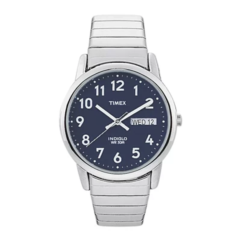 Timex® Easy Reader Mens Stainless Steel Expansion Strap Watch T200319J