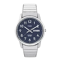 Timex® Easy Reader Mens Stainless Steel Expansion Strap Watch T200319J