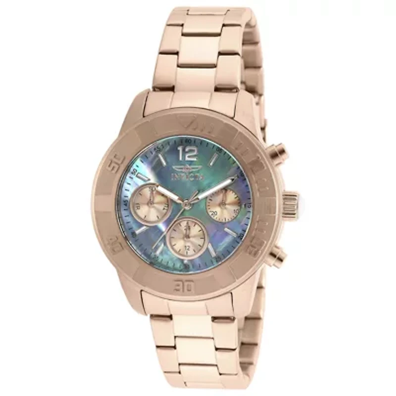 Invicta® Angel Womens Mother-Of-Pearl Bracelet Watch 21611