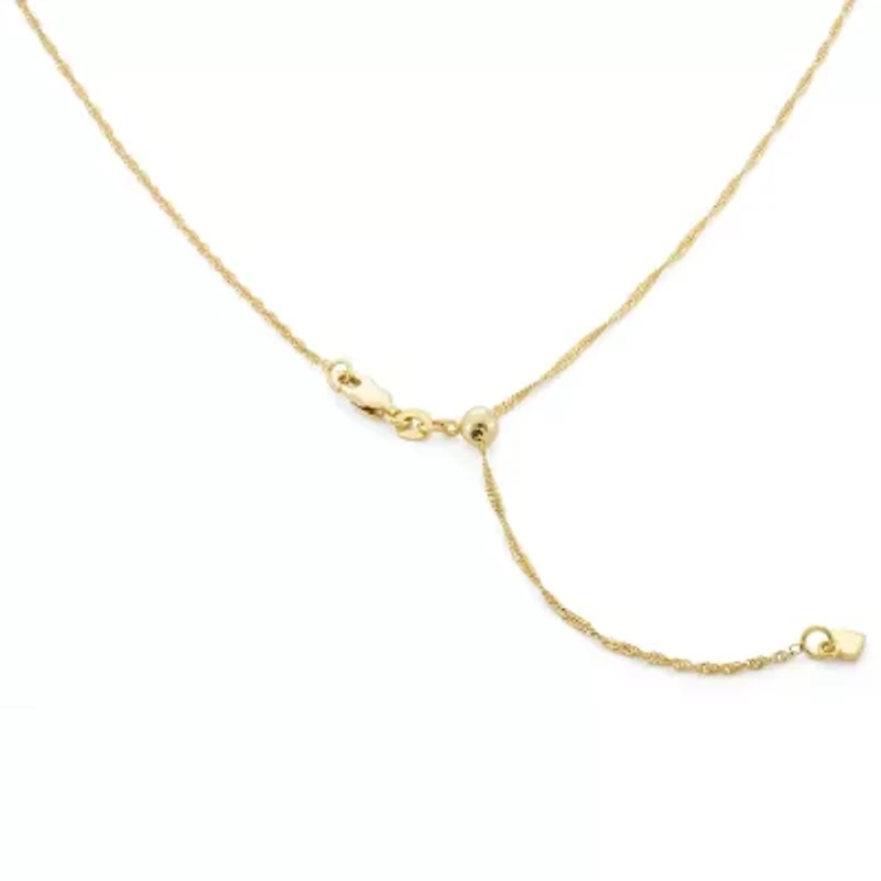 Unisex Adult 14K Gold Over Silver 22 Inch Wheat Chain Necklace