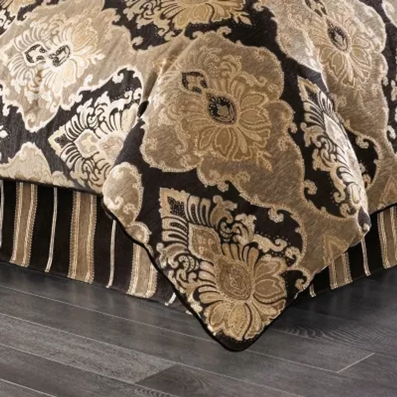 Queen Street Brooke 4-pc. Damask + Scroll Comforter Set