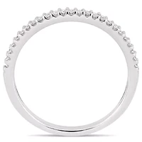 Womens 1 CT. T.W. Natural White Diamond 14K Gold Wedding Band