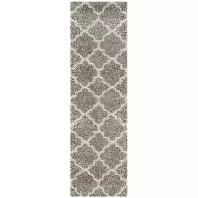 Safavieh Hudson Shag Collection Synthia Geometric Runner Rug