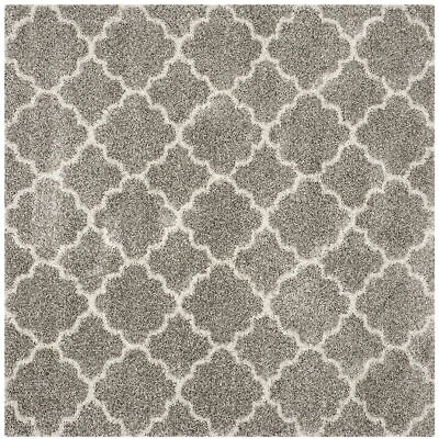 Safavieh Hudson Shag Collection Synthia Geometric Square Area Rug