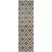 Safavieh Hudson Shag Collection Toireasa Geometric Runner Rug