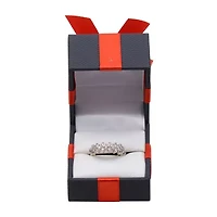 Womens 23.5MM 1 CT. T.W. Natural White Diamond 10K Gold Cluster Band