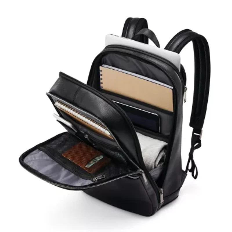 Samsonite Classic Business Leather Slim Backpack