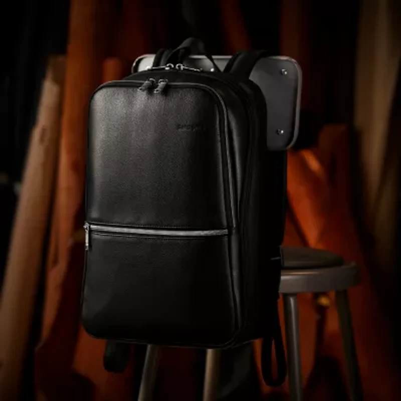 Samsonite Classic Business Leather Slim Backpack