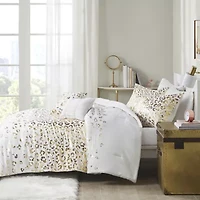 Intelligent Design Serena Animal Print Comforter Set with decorative pillows