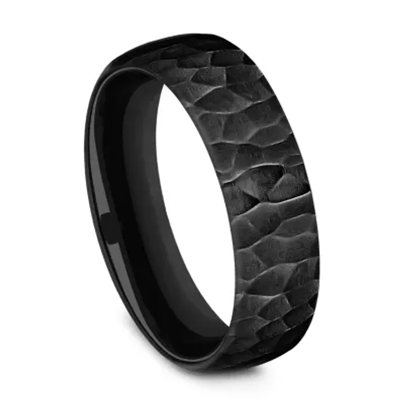 Mens 6.5MM Titanium Wedding Band