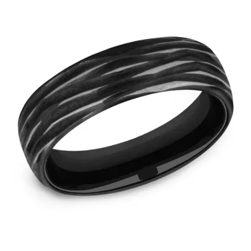 Mens 6.5MM Titanium Wedding Band