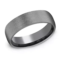 Mens 6.5MM Tantalum Wedding Band