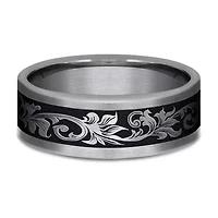 Mens 8MM Tantalum Titanium Wedding Band