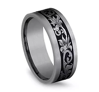 Mens 8MM Tantalum Titanium Wedding Band