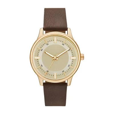 Mens Brown Strap Watch Fmdjo227