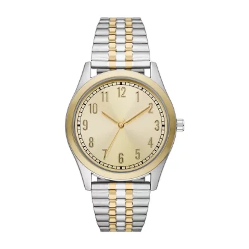 Mens Two Tone Stainless Steel Expansion Watch Fmdjo234