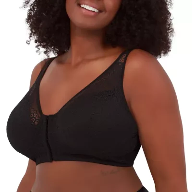 Leading Lady The Nora - Shimmer Support Back Lace Front-Closure Bra 5530