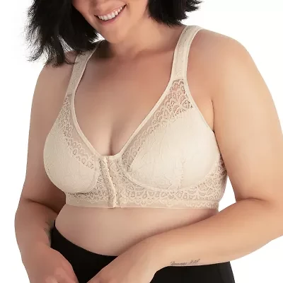 Leading Lady  The Nora - Shimmer Support Back Lace Front-Closure Bra 5530