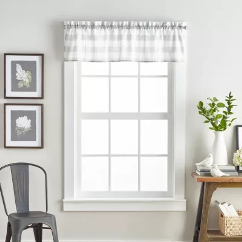 CHF Buffalo Check 3-pc. Rod Pocket Window Tier