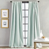 CHF Bloomsbury Rod Pocket Light-Filtering Single Curtain Panel