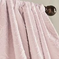CHF Bloomsbury Rod Pocket Light-Filtering Single Curtain Panel