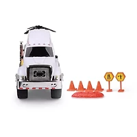 Funrise Inc. Mighty Fleet Titans Flatbed Truck With Helicopter