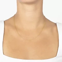Silver Treasures Made In Italy Womens 14K Gold Over Silver 18 Inch Rope Chain Necklace
