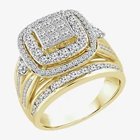 Womens 2 CT. T.W. Natural White Diamond 10K Gold Engagement Ring