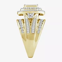 Womens 2 CT. T.W. Natural White Diamond 10K Gold Engagement Ring