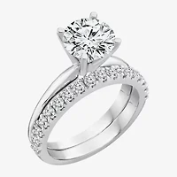 2 1/2 CT. T.W. Lab-Grown (F / VS2) Diamond Round Solitaire Bridal Set 10K or 14K Gold