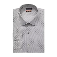 Van Heusen Big Stain Shield Mens Regular Fit Stretch Fabric Long Sleeve Dress Shirt
