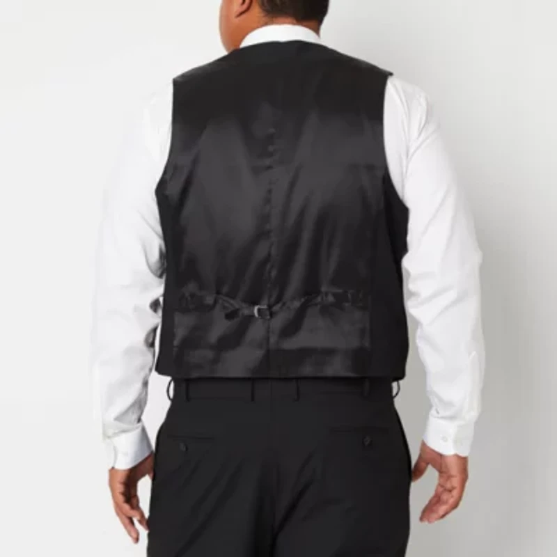 J. Ferrar Ultra Comfort Mens Stretch Fabric Slim Fit Suit Vest