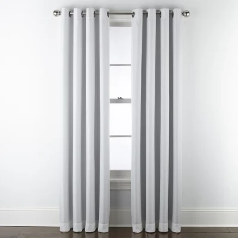 Max Blackout Prescott Grommet Top 100% Single Curtain Panel