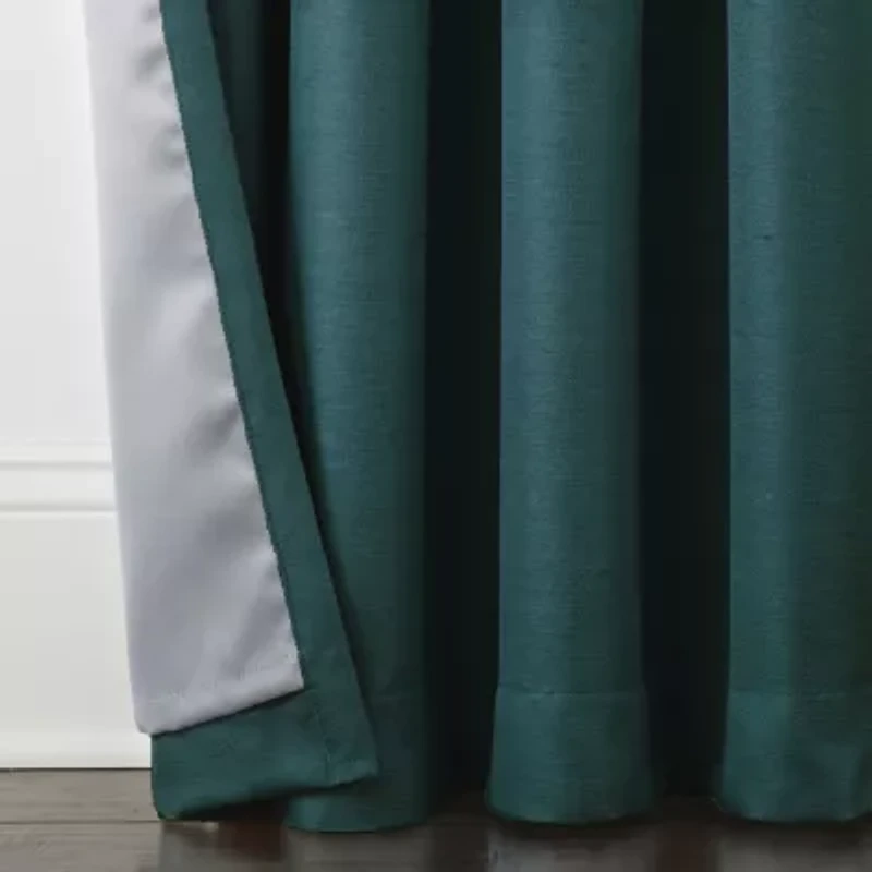 Max Blackout Prescott Grommet Top 100% Single Curtain Panel