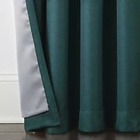 Max Blackout Prescott Grommet Top 100% Single Curtain Panel