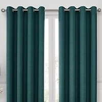 Max Blackout Prescott Grommet Top 100% Single Curtain Panel
