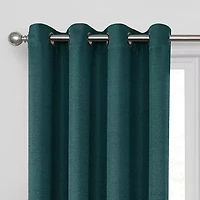 Max Blackout Prescott Grommet Top 100% Single Curtain Panel