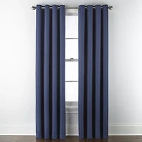 Max Blackout Prescott Grommet Top 100% Single Curtain Panel