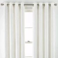 Linden Street Gwen Leaf Grommet Top Light-Filtering Single Curtain Panel