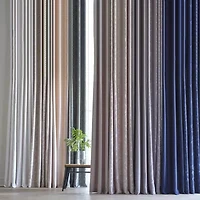 Linden Street Gwen Leaf Grommet Top Light-Filtering Single Curtain Panel