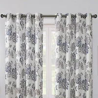 Max Blackout Prescott Print Grommet Top 100% Single Curtain Panel