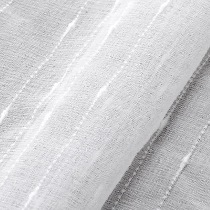 Laura Ashley Lehman Rod Pocket Sheer Set of 4 Curtain Panel