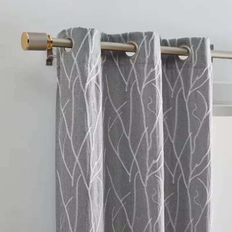 Elrene Home Fashions Sterling Grommet Top Energy Saving Blackout Set of 2 Curtain Panel