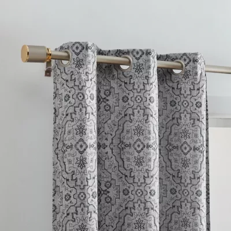 Elrene Home Fashions Berber Grommet Top Energy Saving Blackout Set of 2 Curtain Panel