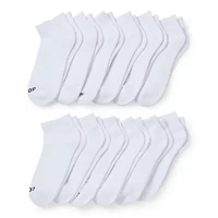 IZOD Athletic Mens 12 Pair Quarter Ankle Socks