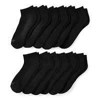 IZOD Athletic Mens 12 Pair Quarter Ankle Socks
