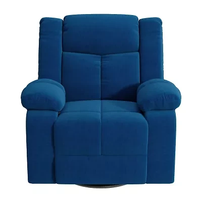 ProLounger Traditional Swivel Glider Recliner Plush Velvet