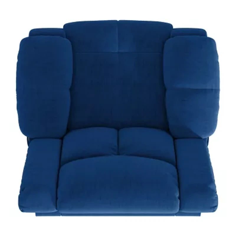 ProLounger Traditional Swivel Glider Recliner Plush Velvet