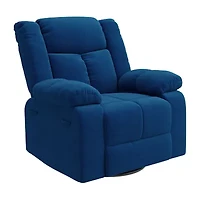 ProLounger Traditional Swivel Glider Recliner Plush Velvet