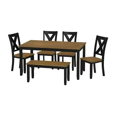 Sofia 6-pc. Rectangular Dining Set